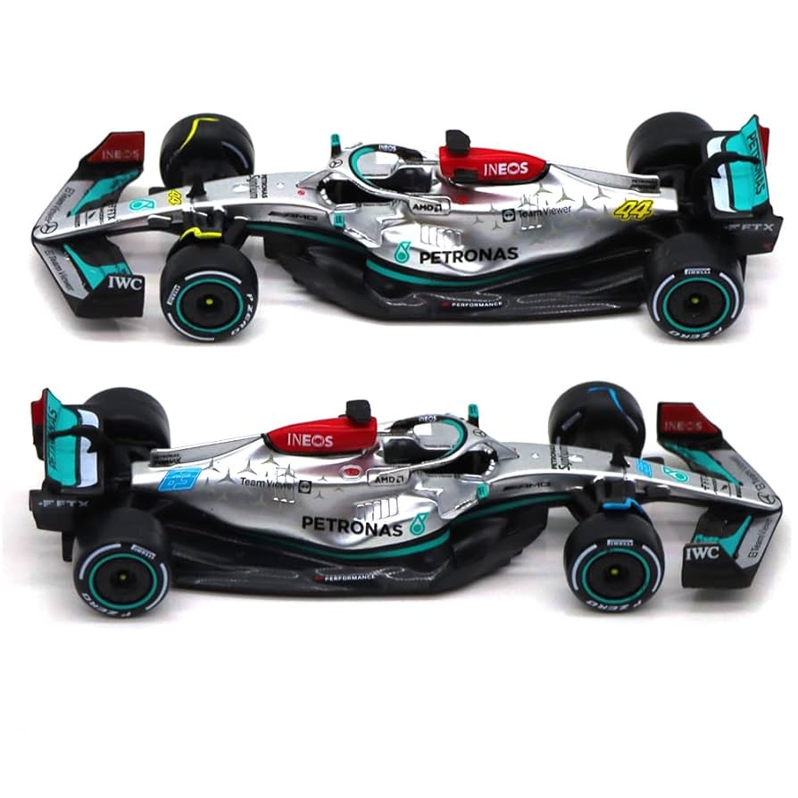Amazon.com: Xiangtat 1:43 2022 F1 AMG W13 NO. #44 Lewis