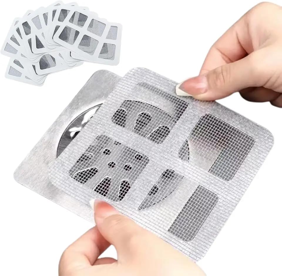Disposable Shower Drain Cover, Hair Catcher Shower Drain Mesh Stickers, Sink Strainer, Sink Drainer, Bathroom, Laundry, Bathtub, Kitchen Shower Drain Floor Sink Strainer Filter Mesh (20) (B0DDQVCS9P) Amazon Price History, Amazon Price Tracker