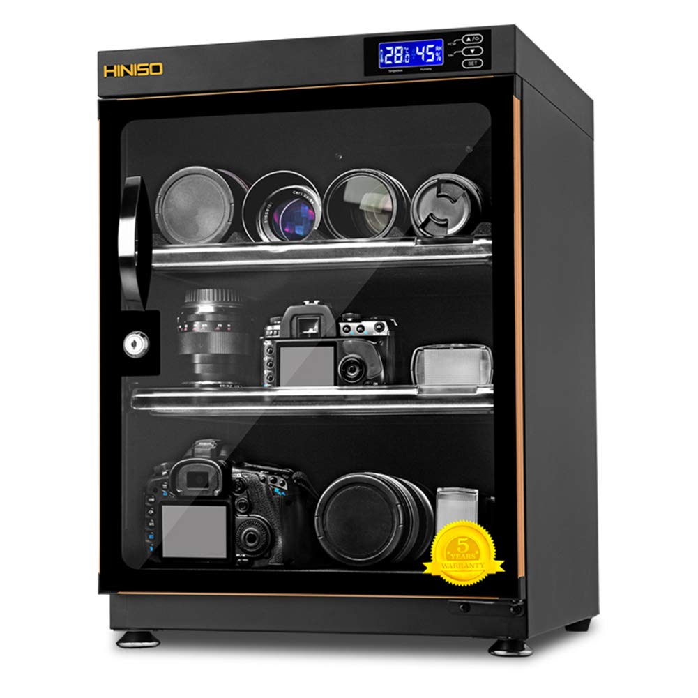 Caja De Secado Cámara SLR 70L, Caja De Seguridad, Electrónica De A Prueba De Humedad, Deshumidificador, El Gabinete De Control Electrónico Automático, El Ahorro De Energía En Silencio