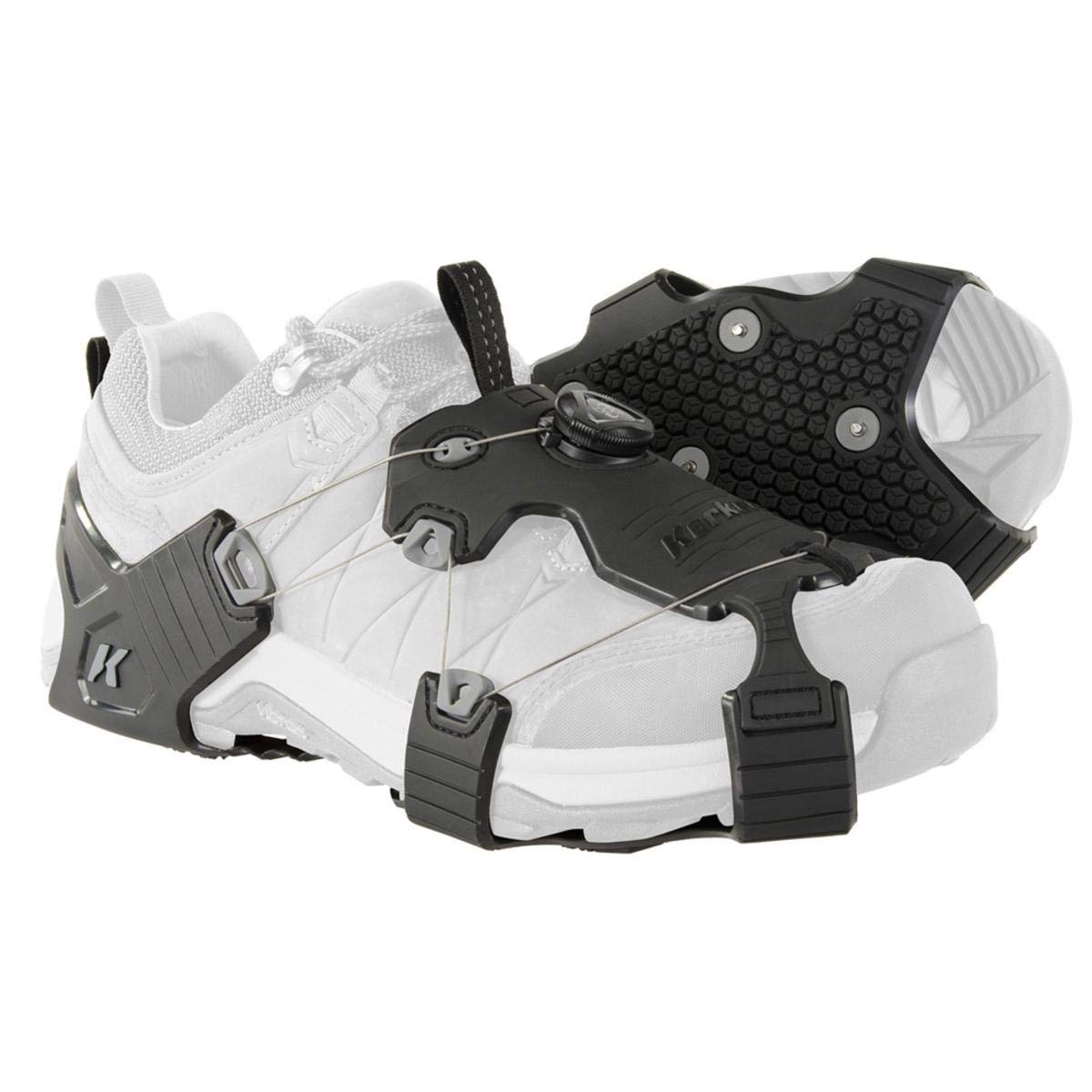 KorkersIce Walker Ice Cleats - Lightweight and Durable - 22 Replaceable Steel Spikes