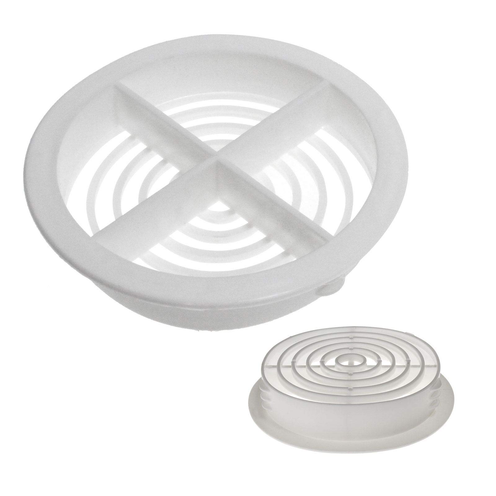 Buy 15 x Whie Plastic Soffit Vents 70mm Circular Push Fit Eaves Disc