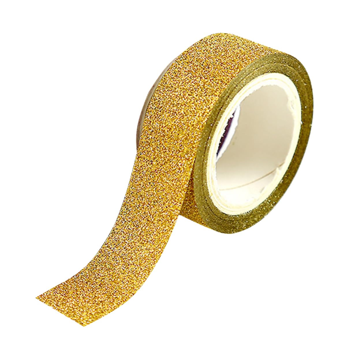 DOITOOL Ruban Adhésif Décoratif Pailleté Papier Masking Tape Autocollants Diy Doré pour Bricolage Scrapbooking et Décoration de Carnets