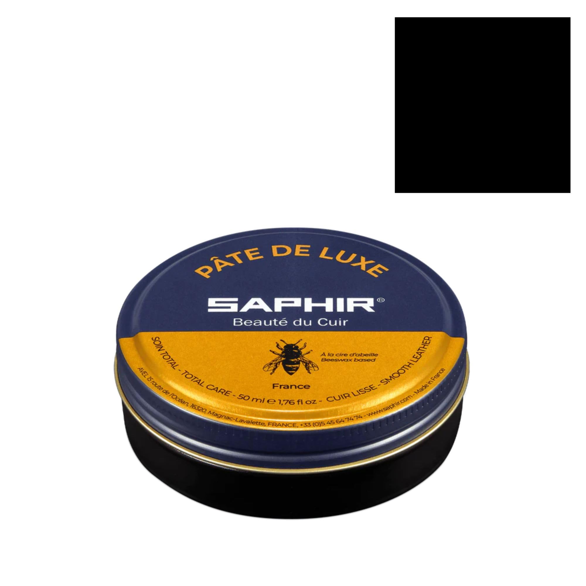 Pasta luksusowa SAPHIR, czarny, 50 ml (1 opakowanie).