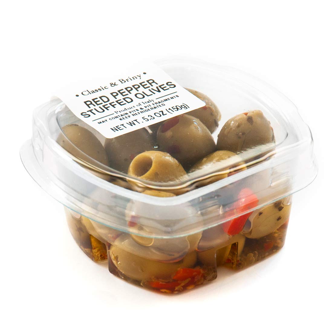 Fresh Pack Red Pepper Stuffed Olives, 5.3 oz