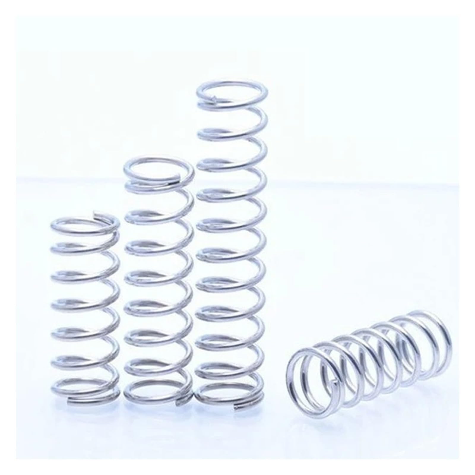 2 szt. Sprężyna dociskowa wirnika powrotnego z drutu stalowego średnica,5 mm na zewnątrz 15-28 długość 30-100(70mm,25mm)