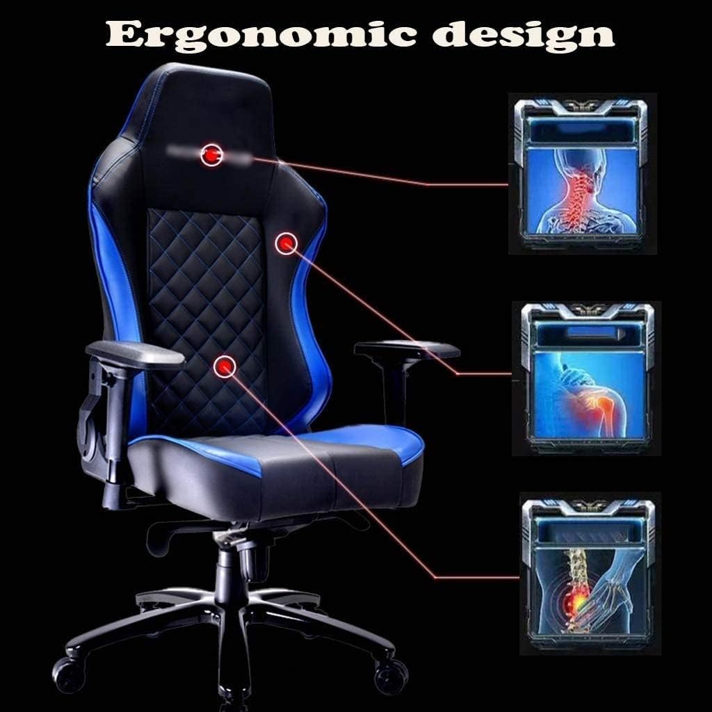 Chairs,Gaming Chair Office Chair Racing Executive Ergonomic Racing Style, Adjustable High-Back Office Chair, Heavy Duty Metal Base Computer Chair for Gamers Office Workers