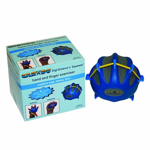 Vista 13 de Ejercitador de manos Digi-Extend n' Squeeze de CanDo, 10-2282, M, Verde: Medio, 1, 1