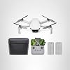 مجموعة طائرة بدون طيار بكاميرا dji mini 4k مع كاميرا UHD 4k للبالغين، تثبيت ثلاثي المحاور، نقل فيديو بطول 10 كم، إرجاع تلقائي، مقاومة للرياح، بطاريتان، وقت طيران 62 دقيقة، لقطات سريعة أقل من 249 جرامًا