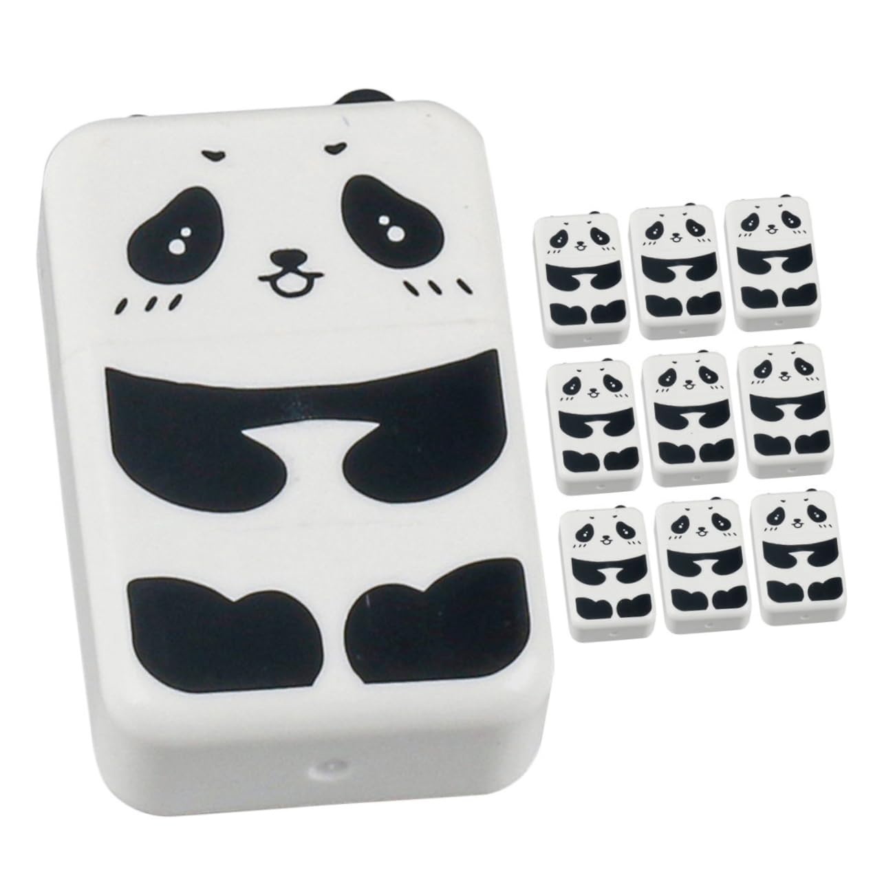 NUOBESTY 40stücke Panda Radiergummis Multifunktionale Kreative Radierer Für Schule Und Büro Schreibzubehör Zur Dekoration Für Schüler