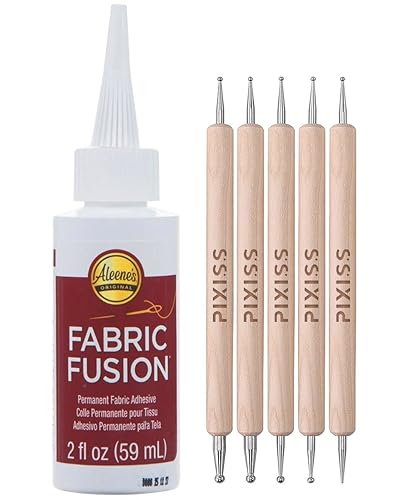 Pegamento de tela de fusión permanente transparente lavable de 4 onzas para parches, pegamento de alfombra, pegamento para ropa, pegamento para tela