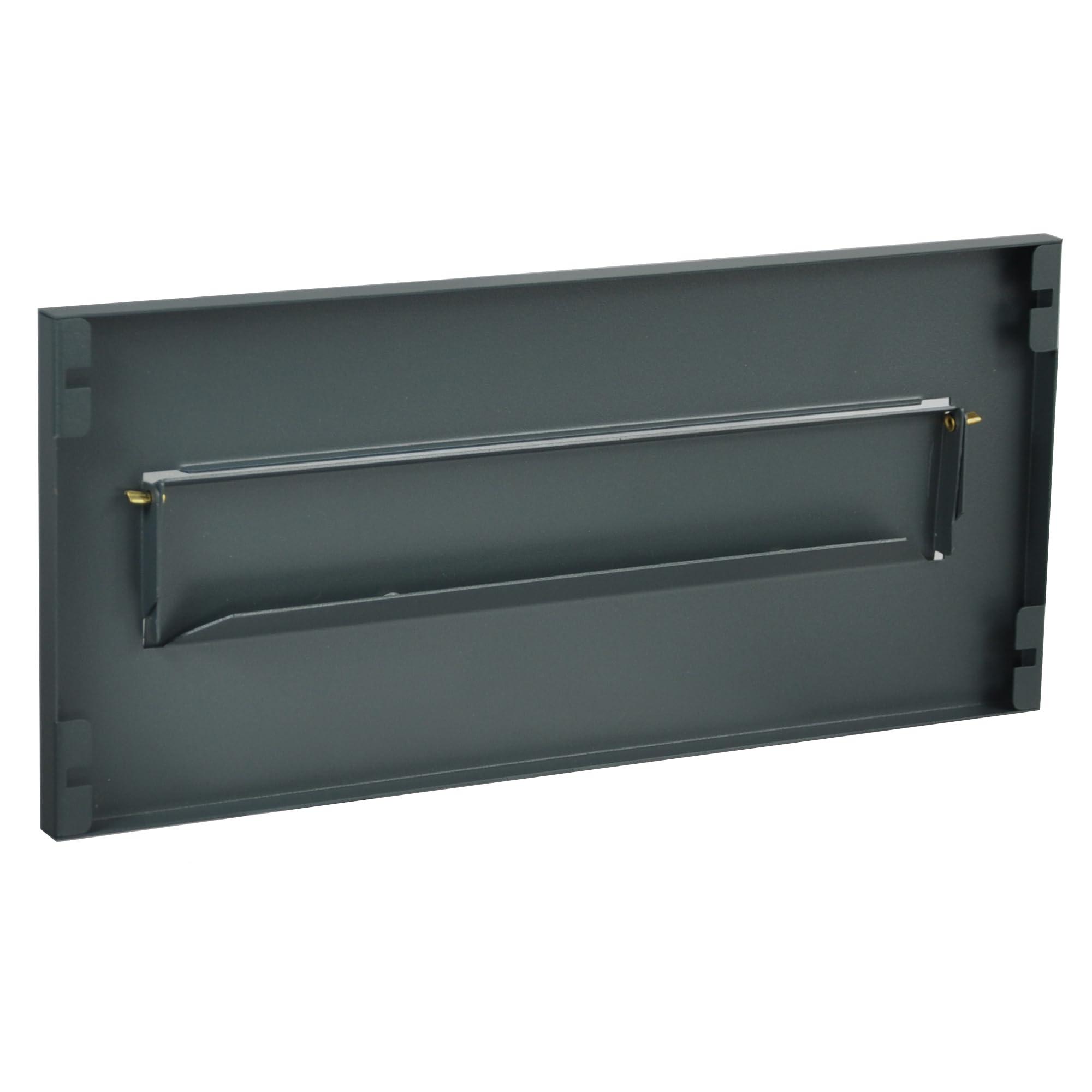 Solapa de inserción de buzones ANTRACIT 310x135 Montaje desde el interior Formato C4 RAL 7016 Cubierta para exterior - resistente a la intemperie y a la corrosión