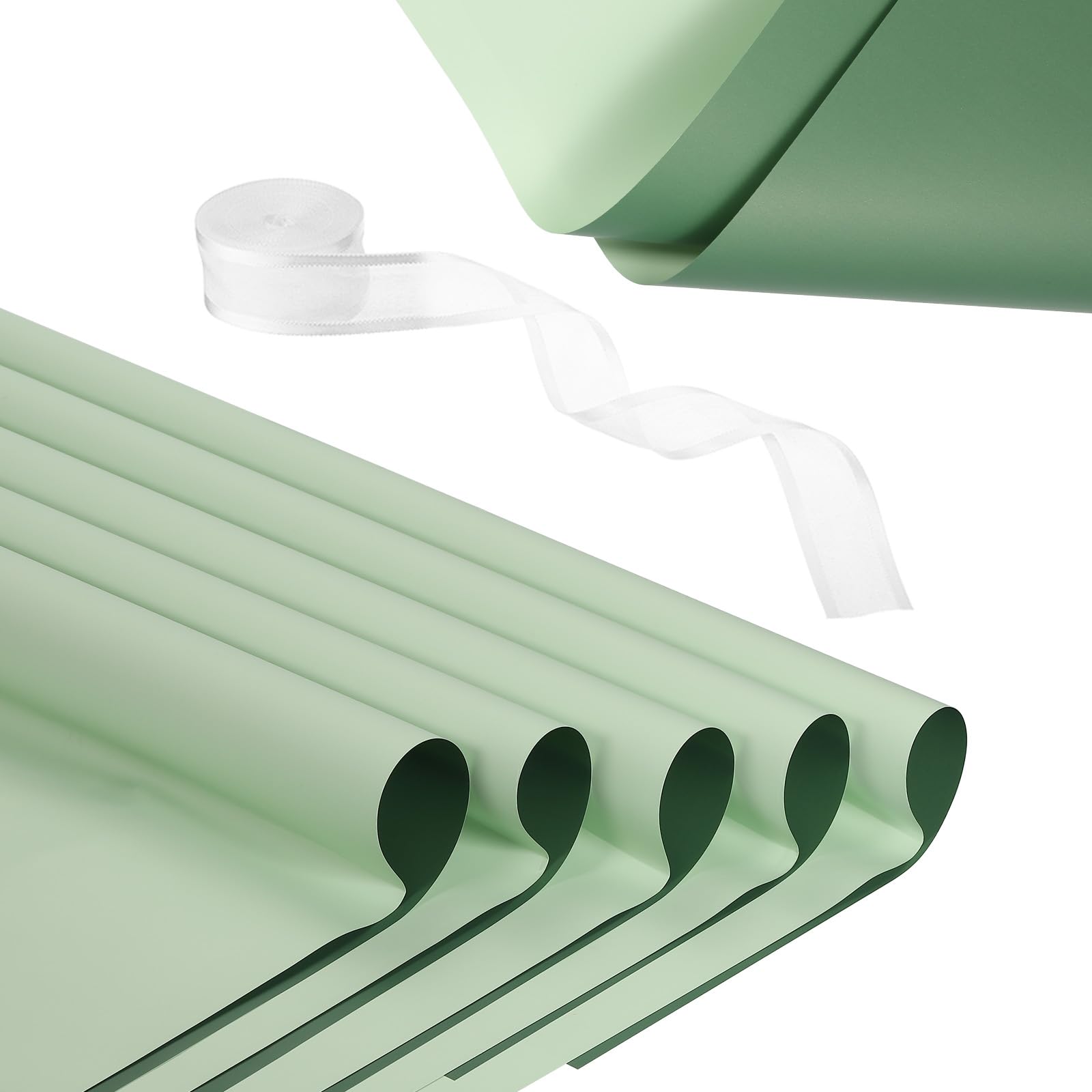 PATIKIL 20 Sheets Flower Wrapping Paper