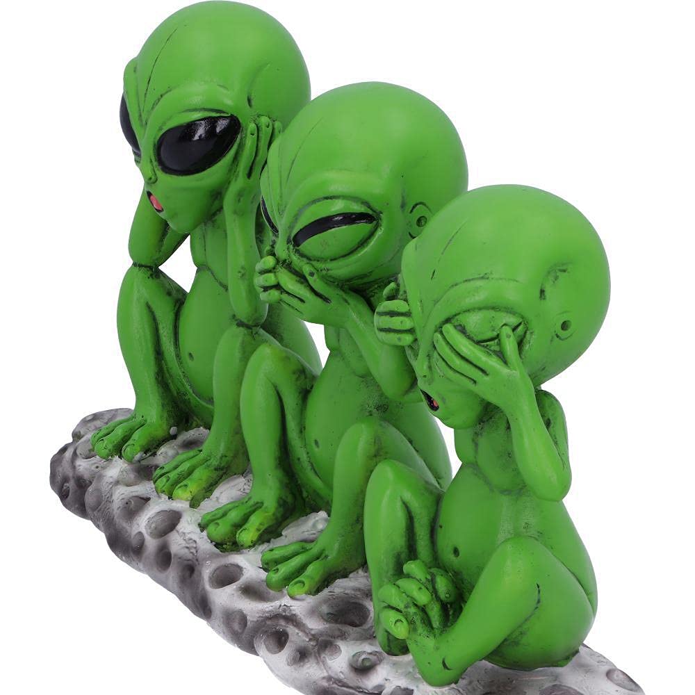 Amazon.com: Nemesis Now Three Wise Martians 16cm See No Hear No