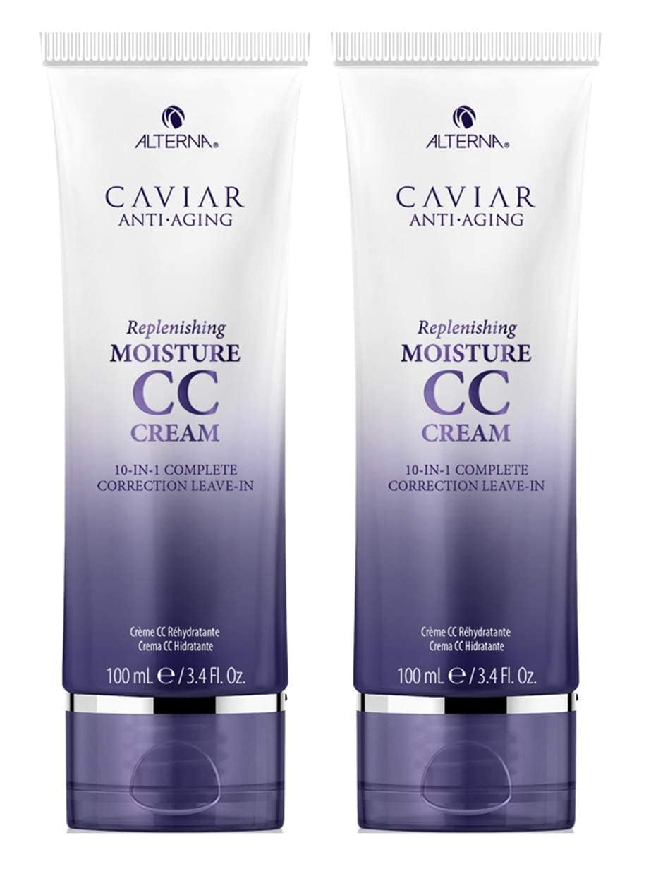Alterna Caviar Anti-Aging Replenishing Moisture CC Cream, 3.4-Ounce (2-Pack)