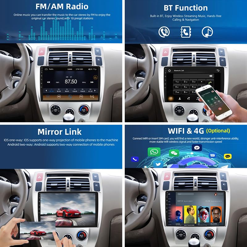 Autoradio Android Hyundai Tucson : remplacez votre ancien poste par l'écran tactile 10.1'' avec Bluetooth - 6