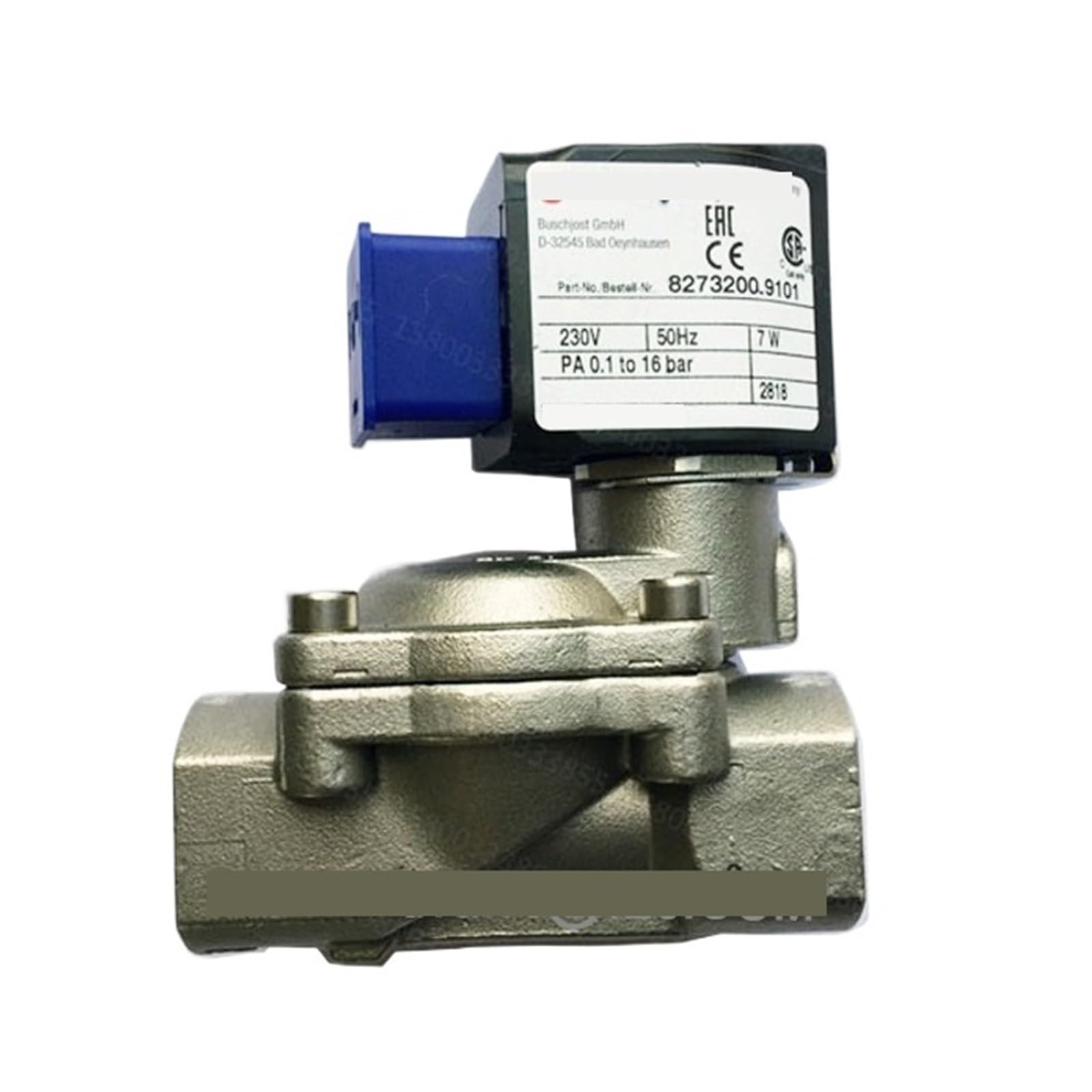 Électrovanne en acier inoxydable 8273200.9101 vanne d'eau pour automatisation de lavage