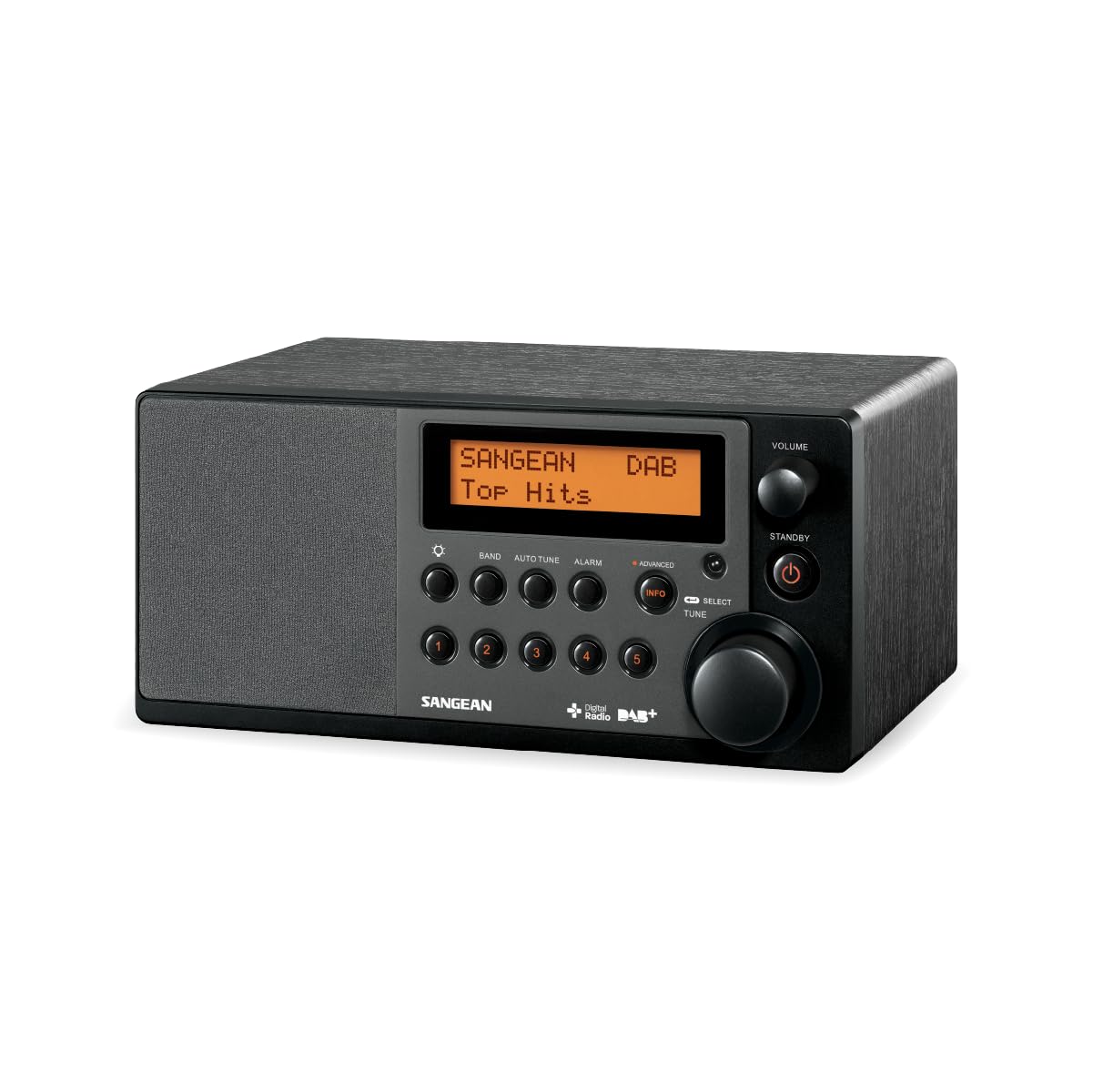 Sangean DDR31 Przenośne Radio, Czarny