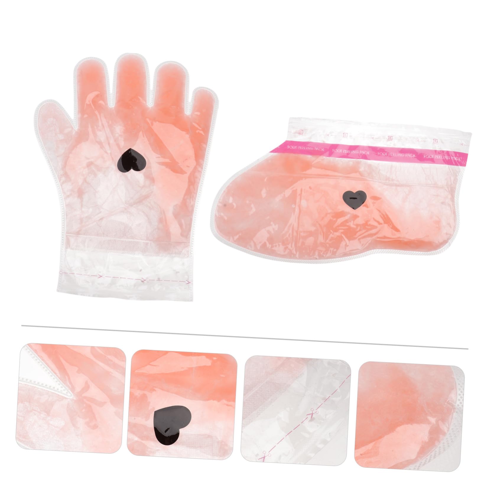 Ipetboom 2-Pair Paraffin Hand Wax Set Paraffin Wax Glove Foot Cover for Nourishing Foot Care Reusable Easy to Store Hand Feet Wax Cover Size Fits for Paraffin Therapy Lovers