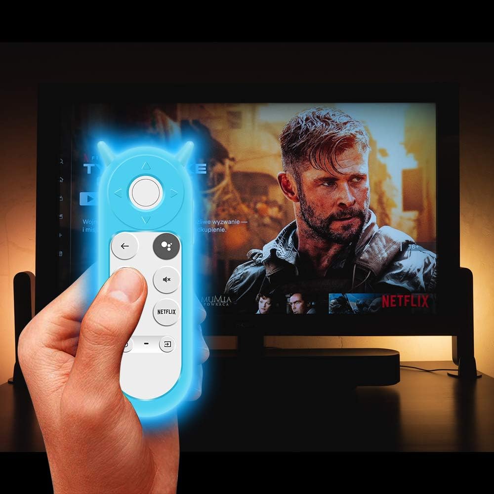 Discount 70% Remote Protective Case for Chromecast with Google TV 2020 Voice Remote, Shockproof Anti-Slip Cover for Google Voice Remote Silicone Case Holder Skin (Glow Blue) Discount 90% Remote Protective Case for Chromecast with Google TV 2020 Voice Remote, Shockproof Anti-Slip Cover for Google Voice Remote Silicone Case Holder Skin (Glow Blue)