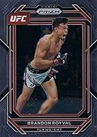 Vista 1 de 2023 Panini Prizm UFC #133 Brandon Royval Flyweight Vertical Official MMA Trading Card in Raw (NM or Better) Condition