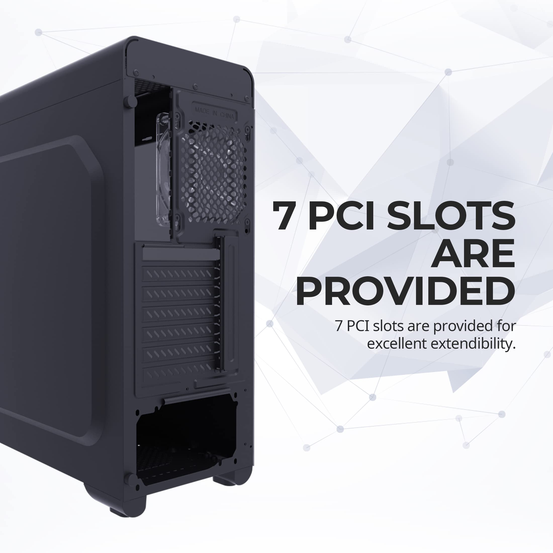 Zalman i3 Edge ATX Mid Tower Computer Case Gaming PC Case, Includes 4X ...