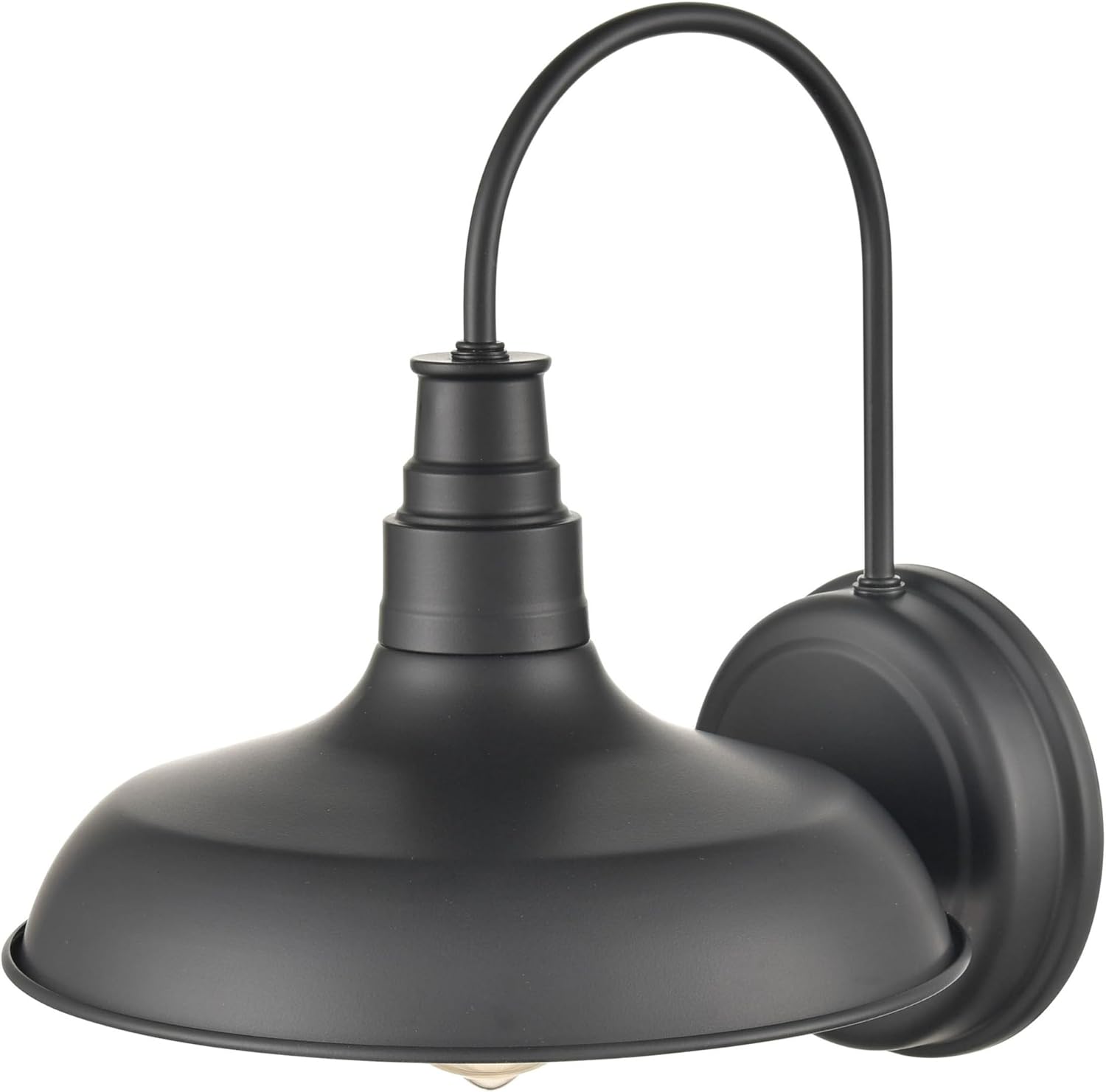 ML Lighting 2901-PBK Transitional One Light Outdoor Wall Bracket from None Collection Finish, Powder Coat Black