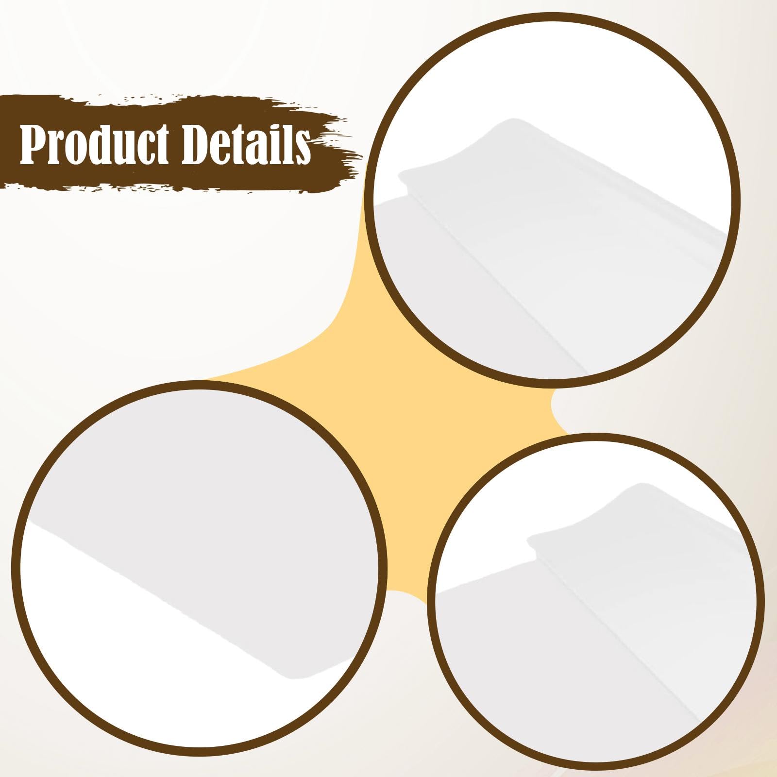 Amagogo Tappetino in Silicone per Piano di Lavoro della Cucina, Resistente al Calore, salvaspazio, Foglio in Silicone Portatile per Artigianato, Uso Domestico, Bianco 80 Cmx60 Cm