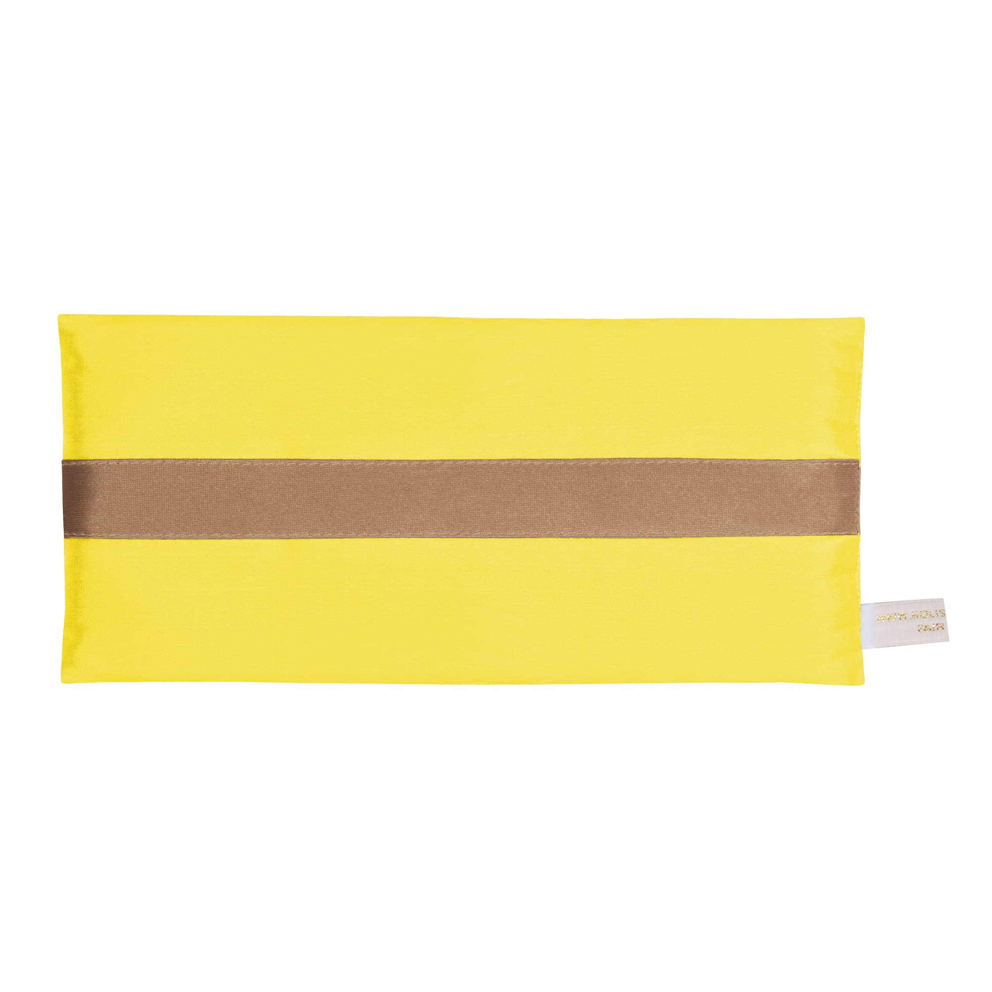 Holistic Silk Lavender Eye Pillow Saffron 21 cm Length x 9.5 cm Width