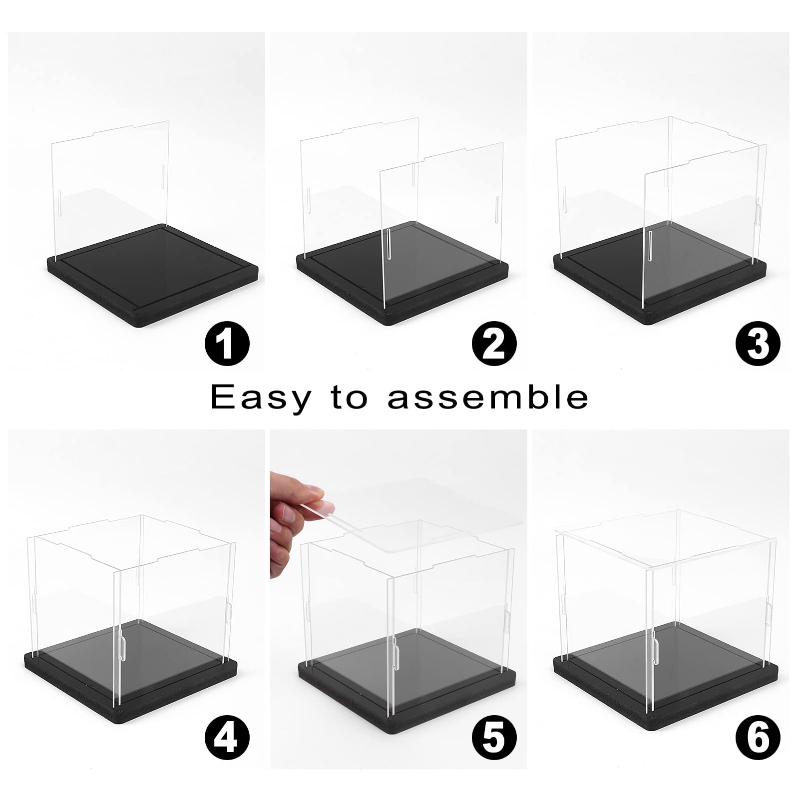 Présentoir En Acrylique Transparent à 2 étages - Idéal Pour Exposer Figurines, Bijoux Ou Produits En Vitrine - 40 Cm