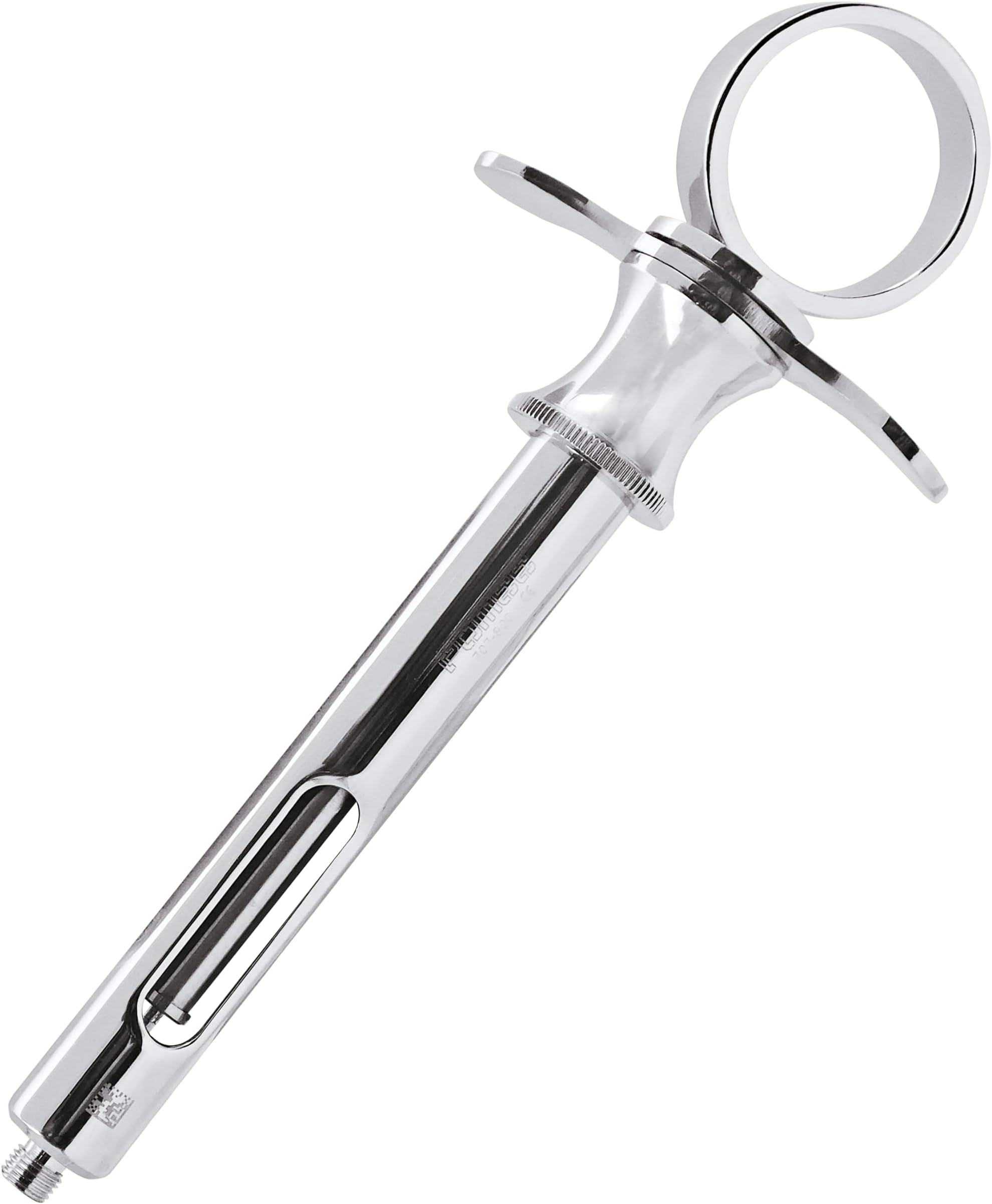 Professional Dental Aspirating Syringe, Cook-Waite Type 1.8 mL, Reusable Stainless Steel, Autoclavable, Pomee USA 707-800