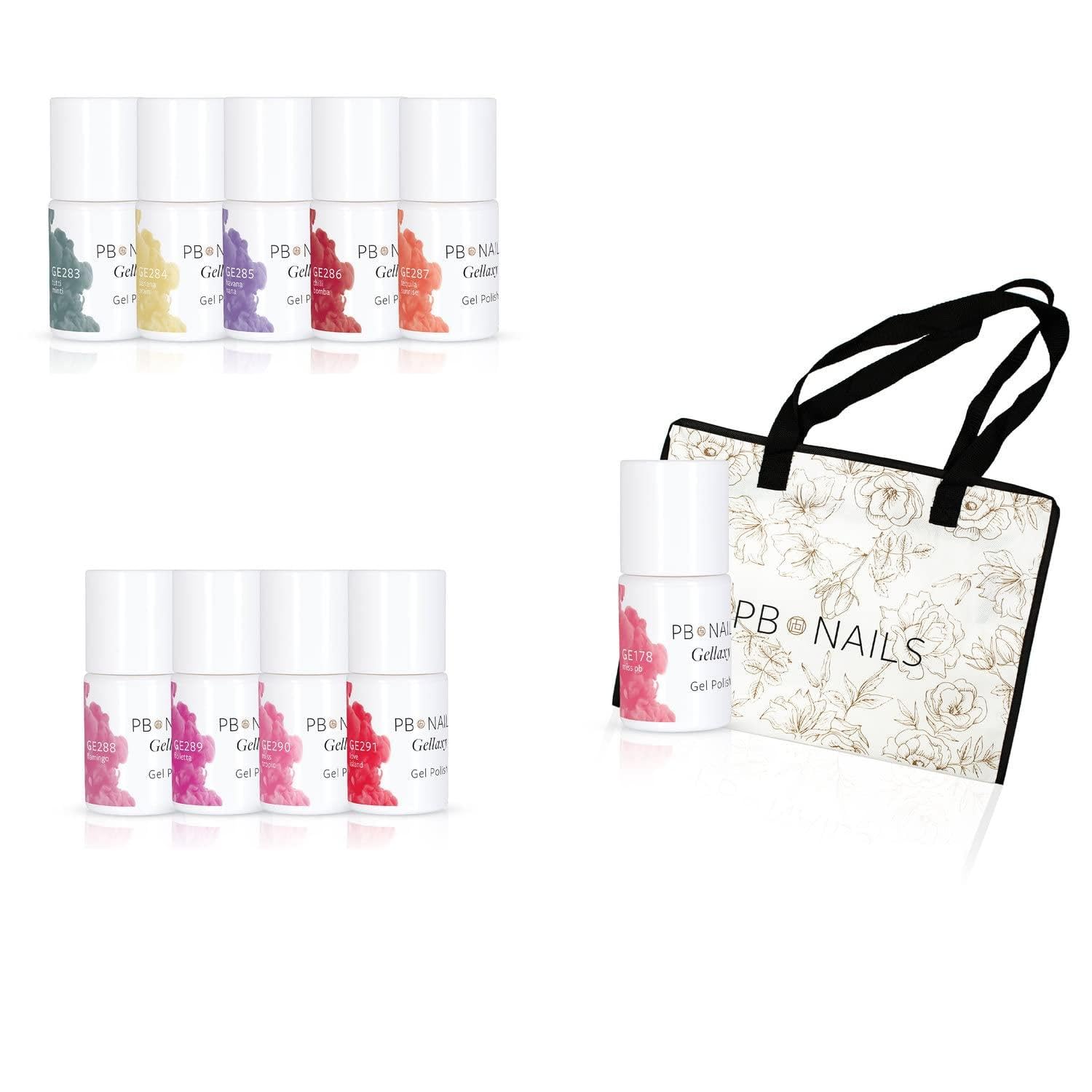 Zestaw lakierów hybrydowych Summer Goals 10ml + gratisy 10 sztuk