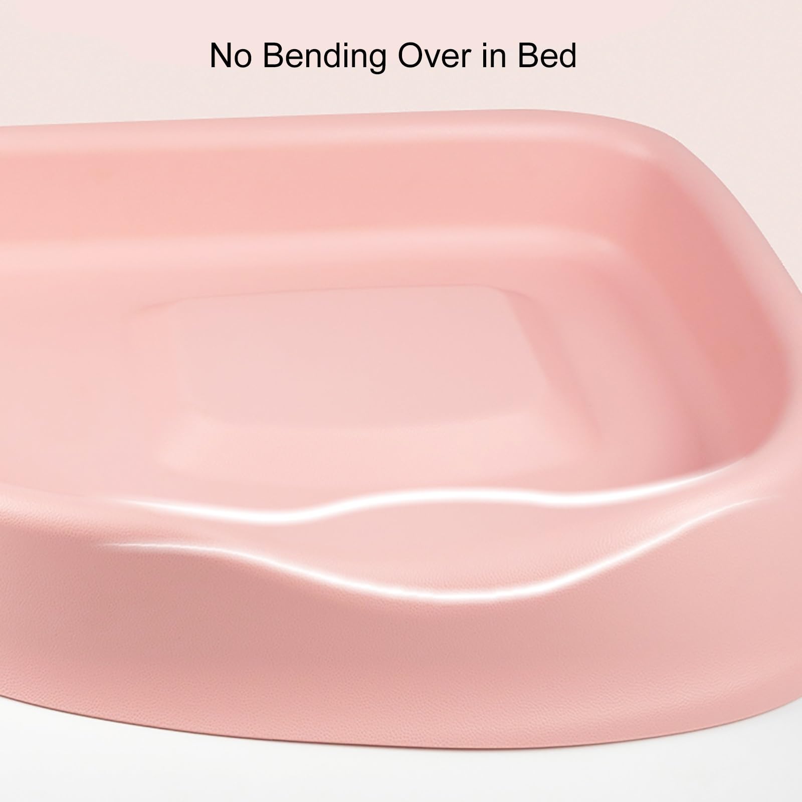 Lavatesta Medical Easy Bed, Lavatesta per Disabili, Donne Incinte, Anziani, Bambini, Lavare i Capelli a Letto(Pink)