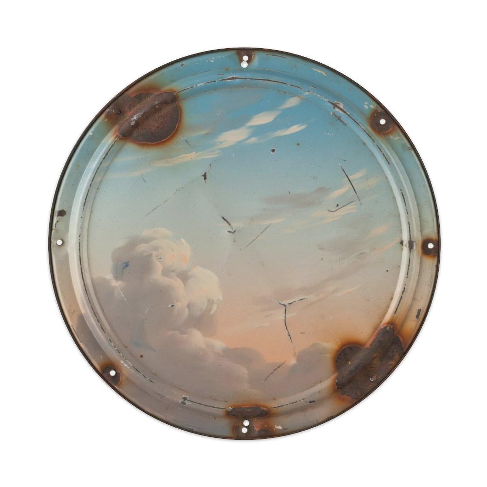 Vintage-Cloud Metal Tin Sign Plaque