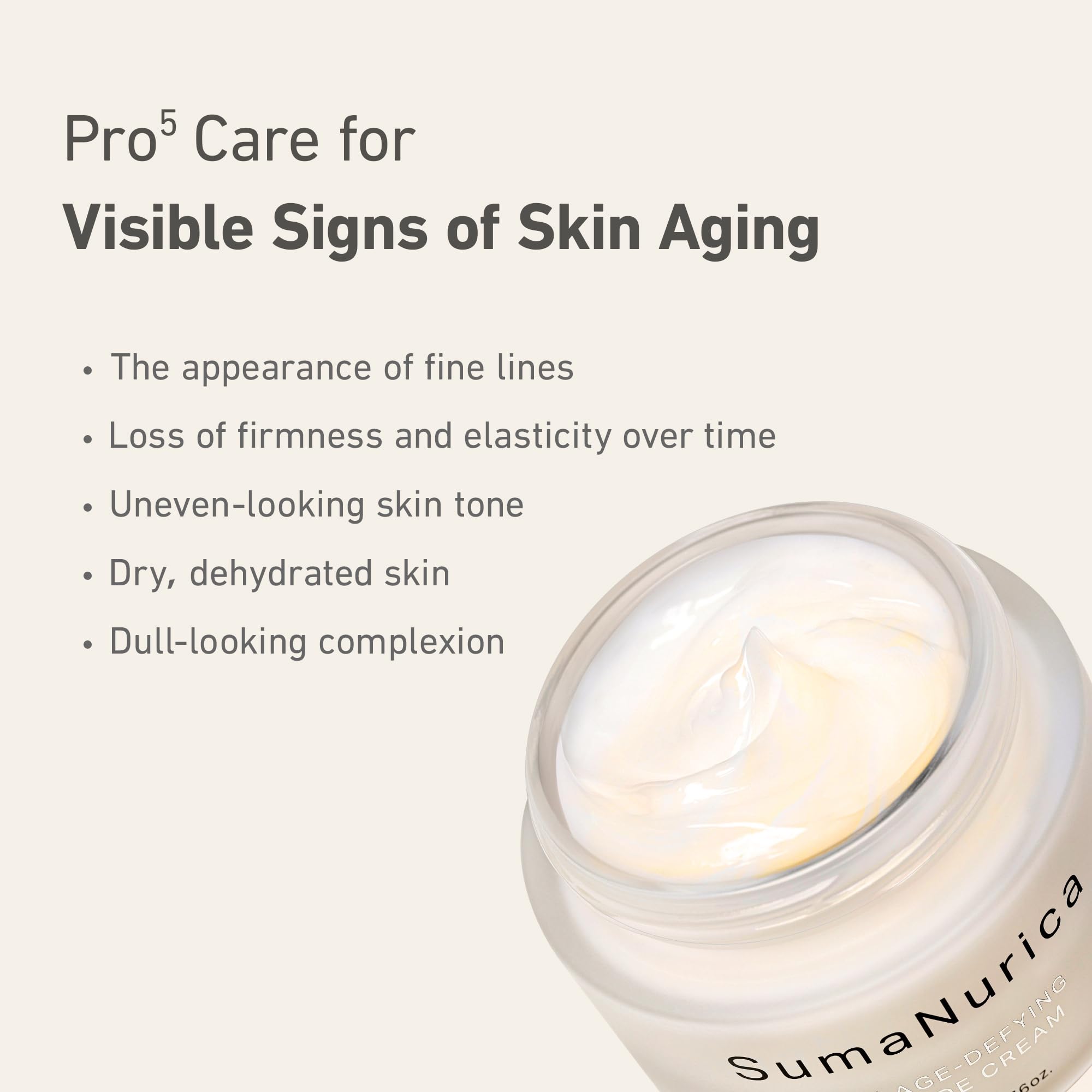 Amazon.com: SumaNurica Pro5 Age-Defying Peptide Cream, Hexapeptide