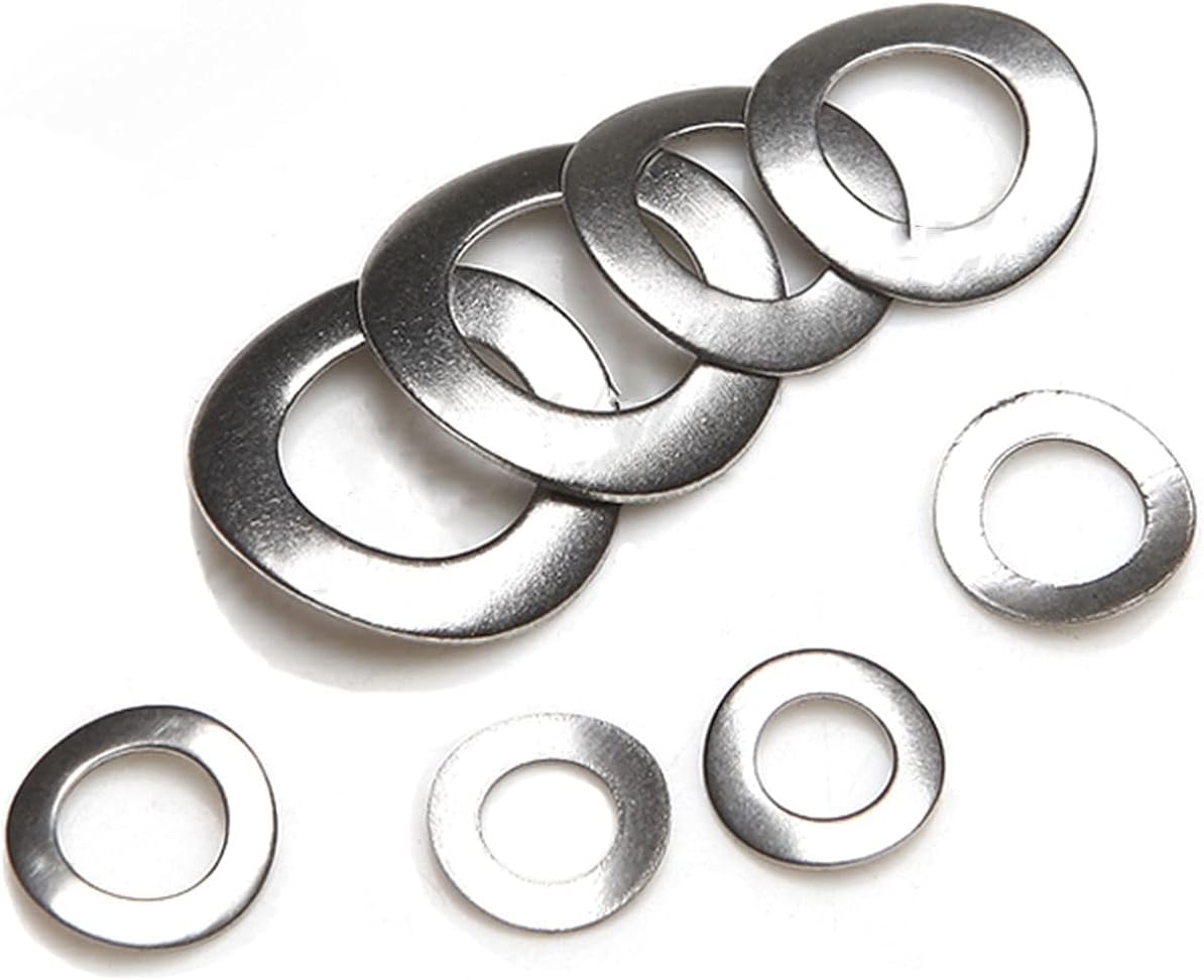 ZXLLO DmzhenRound Flat Washer 100Pcs M2 M2.5 M3 M4 M5 M6