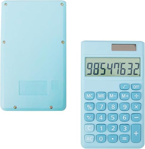 Miniatura 4 de Calculadoras estándar básicas, calculadora digital pequeña de escritorio con pantalla LCD de 8 dígitos, calculadora inteligente de energía solar
