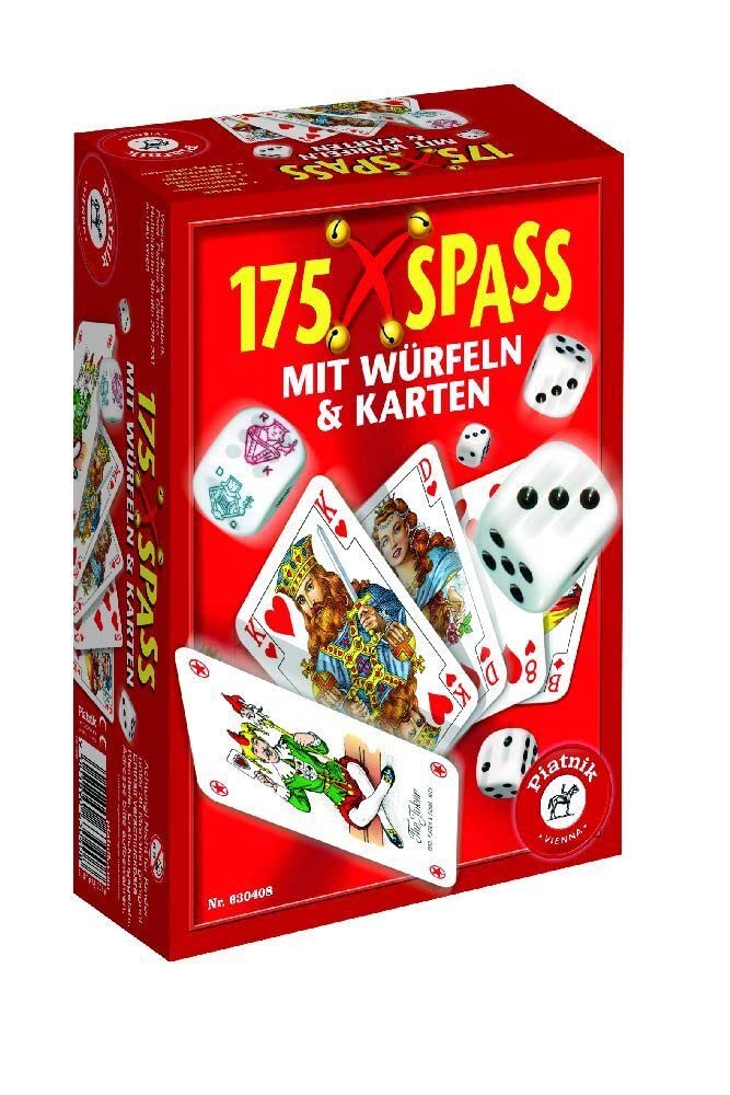 Piatnik 6304-175 x Spaß mit Würfel + Karten