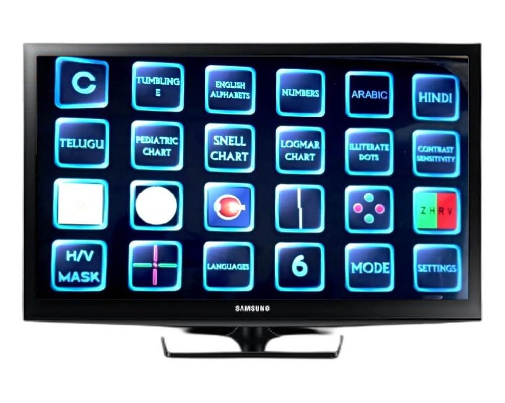 LED Vision Chart 24 inch TV Compatible with (Samsung) Visual Acuity Chart-image-10