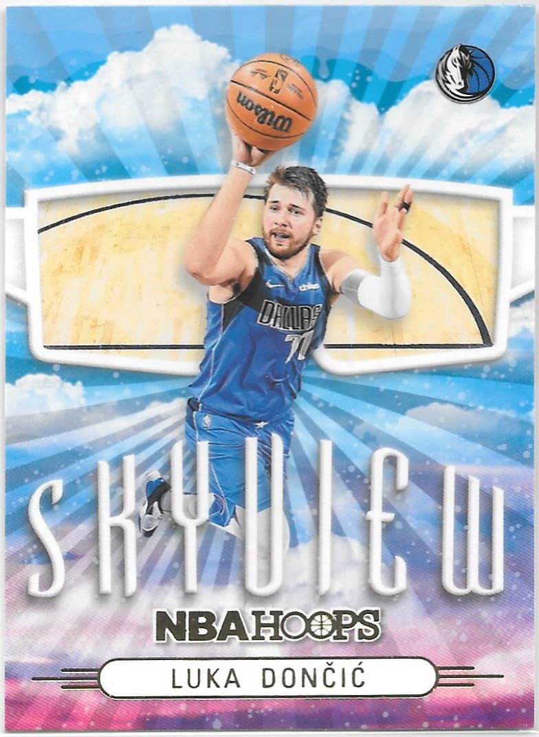 Amazon.com: Luka Doncic 2022-23 Hoops Winter Skyview Insert Card