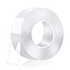 Keogh Double-sided adhesive tape, extra strong, transparent, washable, thin nano tape, removable, trace-free, non-slip, reusable, for carpet, kitchen, car or office