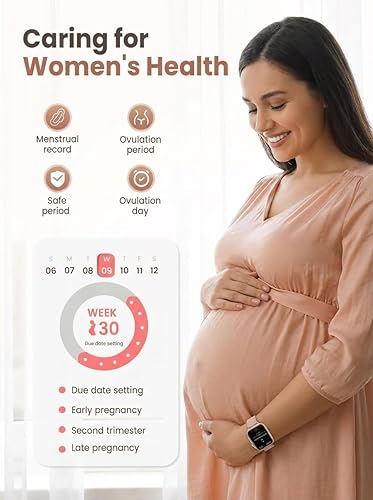 Miniatura 6 de SKG Reloj inteligente para hombres y mujeres, Android iPhone, con Alexa incorporado y llamada Bluetooth (respuesta/hacer llamadas) rastreador de V7