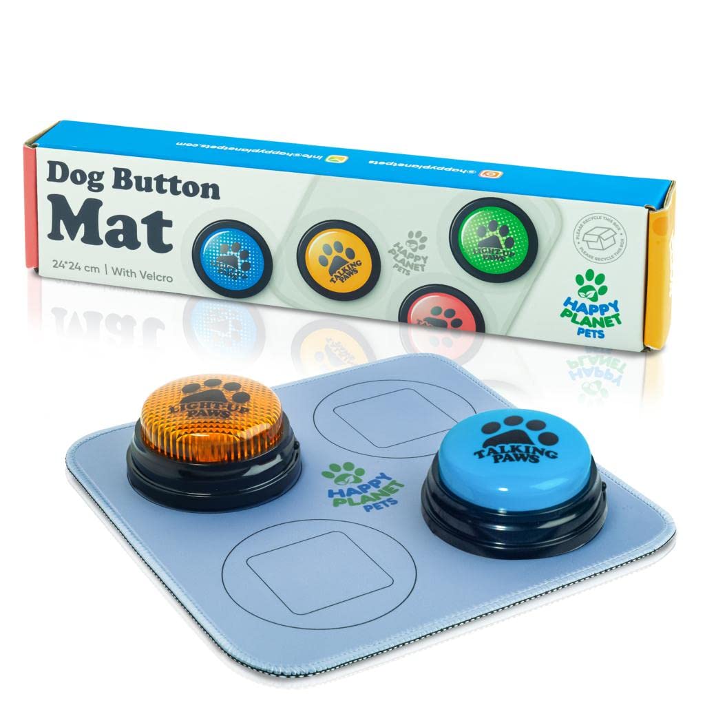 Happy Planet PetsDog Button Mat. Comes With Velcro Sticky. No Buttons Included.