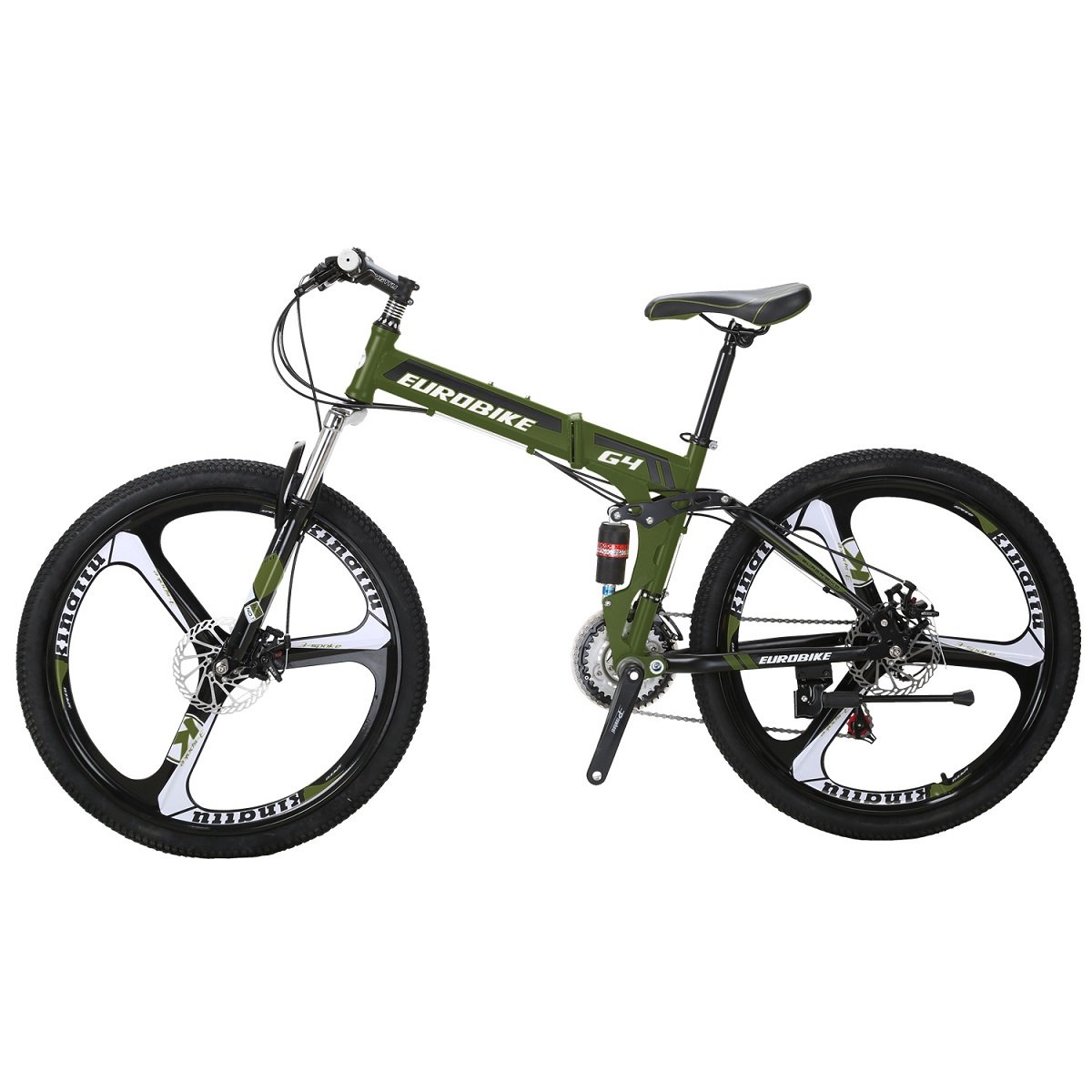 Buy Eurobike Folding Bike G4 21 Speed Mountain Bike 26 Inches 3Spoke