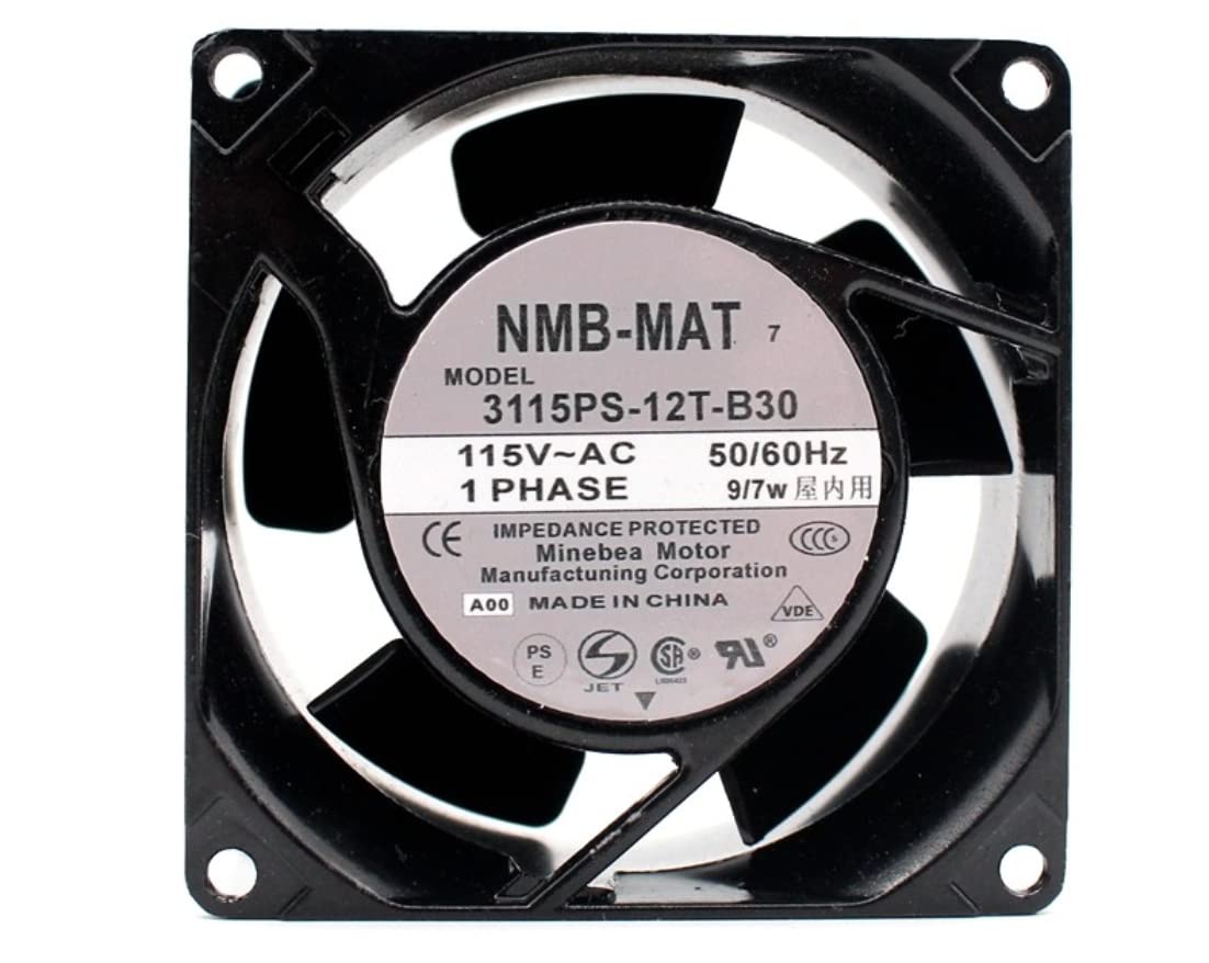 3115PS-12T-B30 80X80X38MM 115V 9/7W Cooling Fan