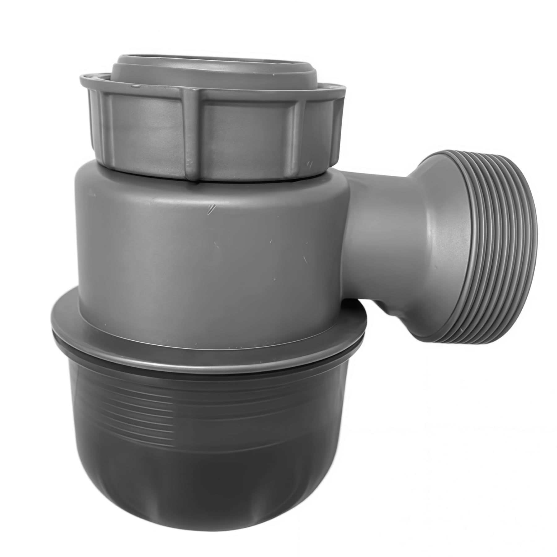 Photo 1 of 1-1/2" Kitchen Sink Drain P-Trap Plumbing, for Kitchen, Bathroom & Garbage Disposal Sink Drain Pipe Accessory (Grey)