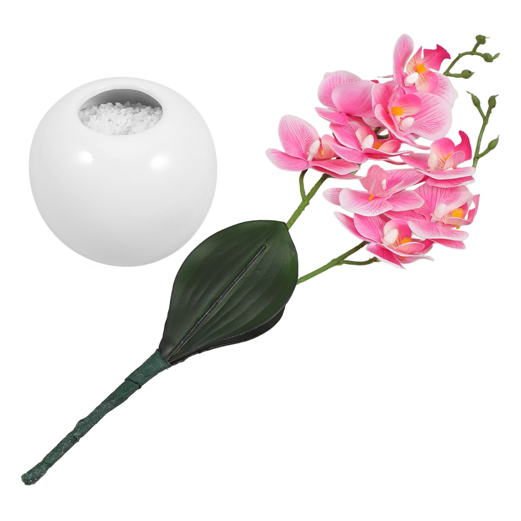 Phalaenopsis artificiel couleur profonde aspect lifelike décoration durable