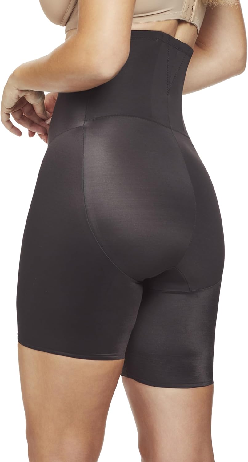 Naomi and Nicole Women's Back Magic Firm Control Hi Waist Thigh Slimmer Shapewear - Image 3