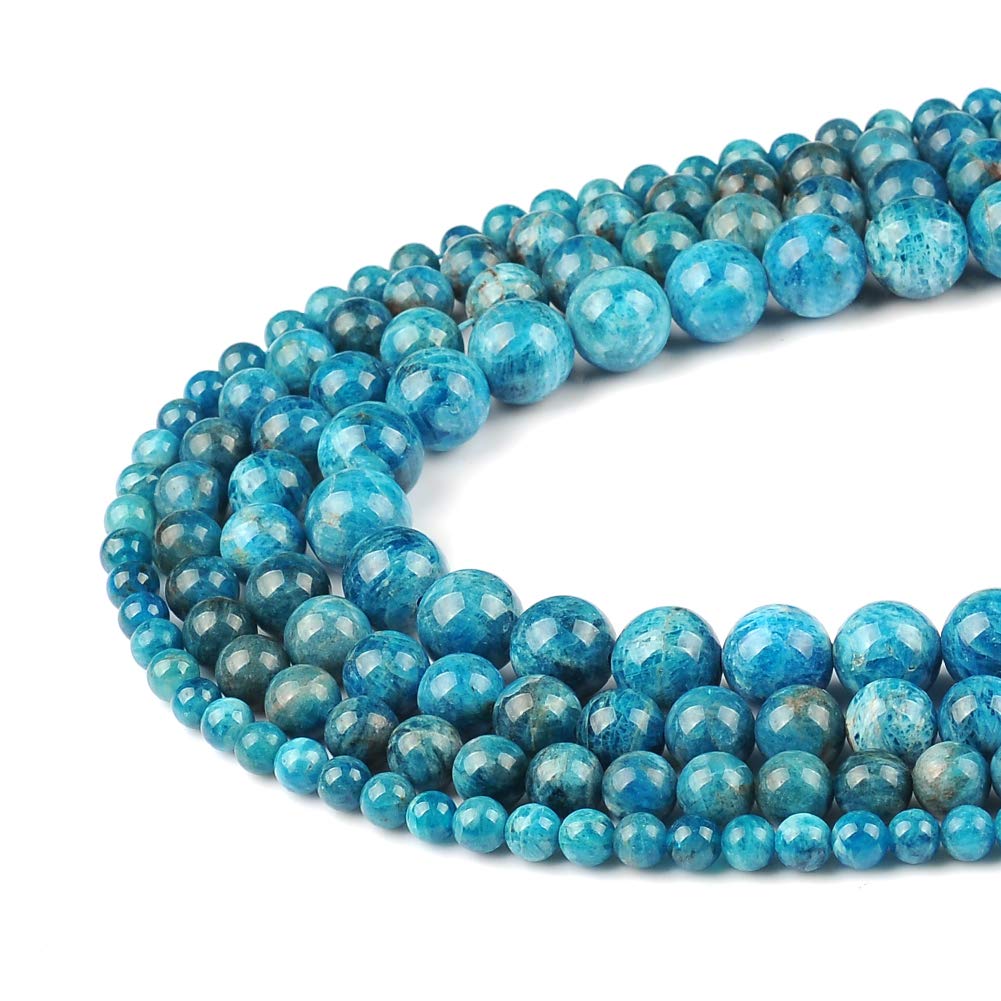 Perline Di Pietra Semipreziosa Rotonda Naturale Liscia Marrone - Foto 6