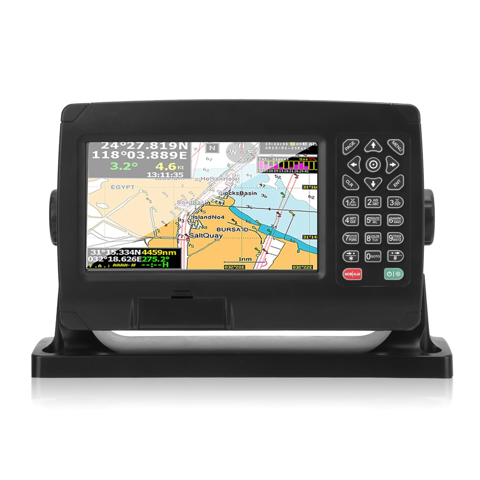 Chart Plotter mit GNSS Antenne C MAP XINUO MAP Präzise Navigation Marine Boote Yachten IPX6 wasserdicht 50000 Wegpunkte IoT Software Updates