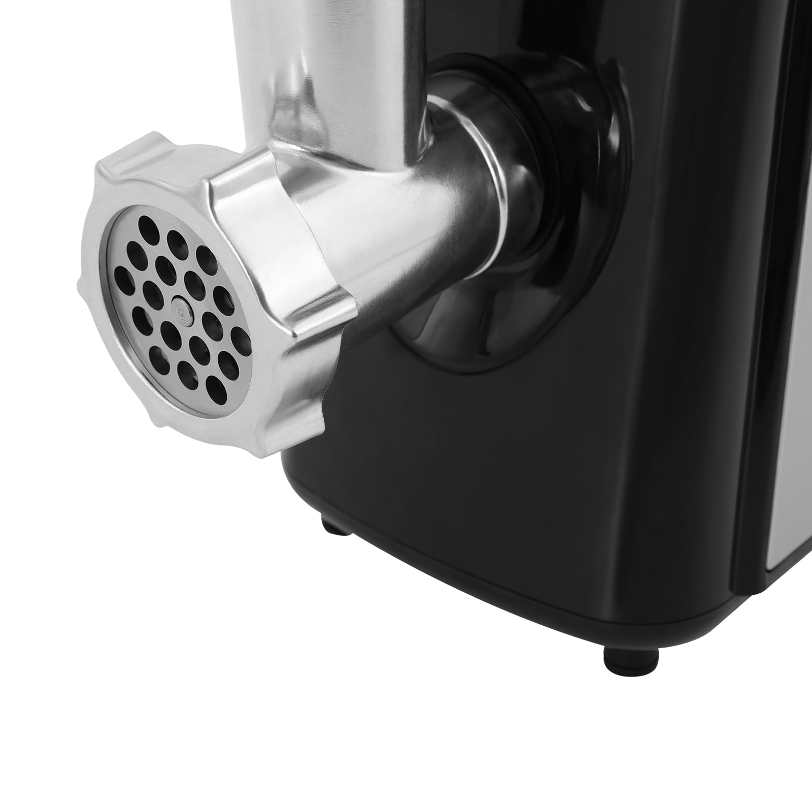 Picadora de carne eléctrica con 3 placas de hoja con tecnología antiobstrucción para carne y salchichas